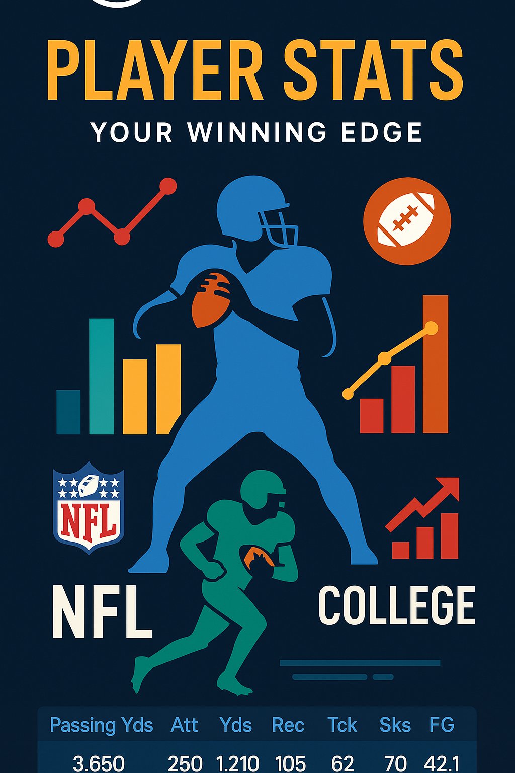 StatSharp’s New Football Player Stats: Your Ticket to Smarter Bets and DFS Wins
