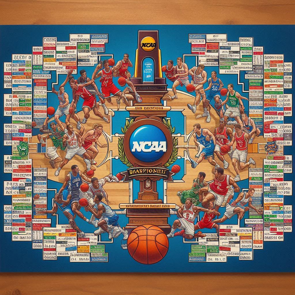 March Madness NCAA Tournament Bracket Forecast using StatSharp Power Ratings